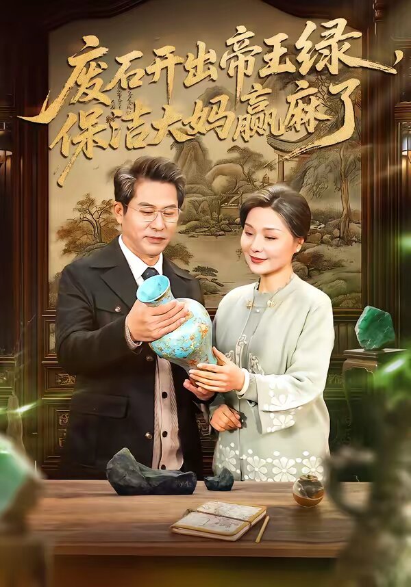 废石开出帝王绿，保洁大妈赢麻了(全集)